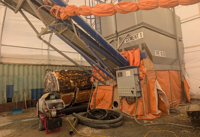 Our batch plant, Moosonee — 2025