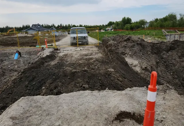 Bulk excavation, WAHA staff housing — 2023