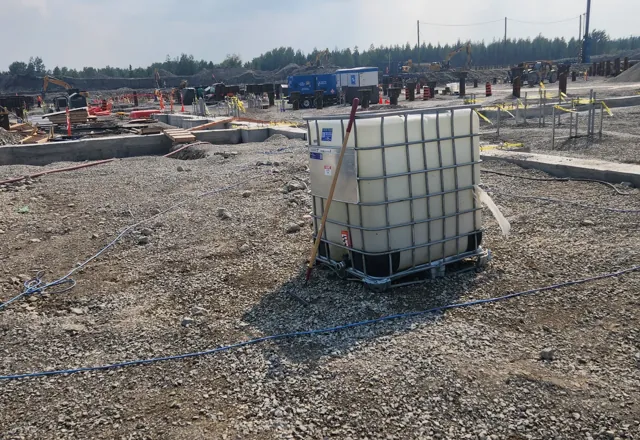 Moosonee Hospital site preparation — 2025