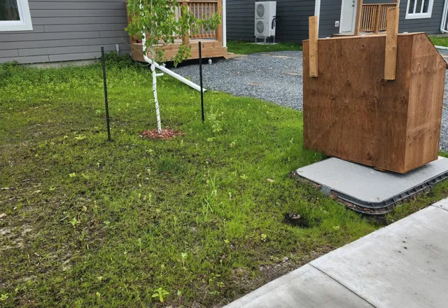 Staff housing site finishing — 2025